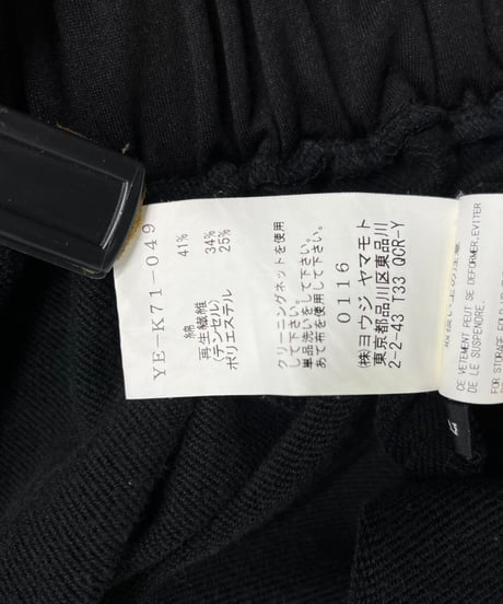 RISMAT by Y's yohji yamamoto 襟デザインTシャツ（YE-K71-049）