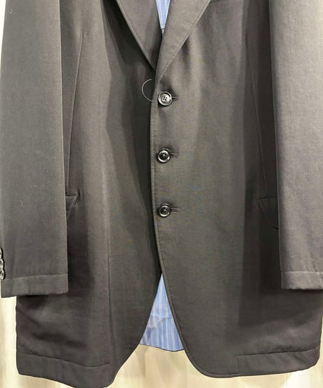 2017AW yohji yamamoto pour homme 黒 変形ジッパー使いデザインジャケット（HK-J52-100）