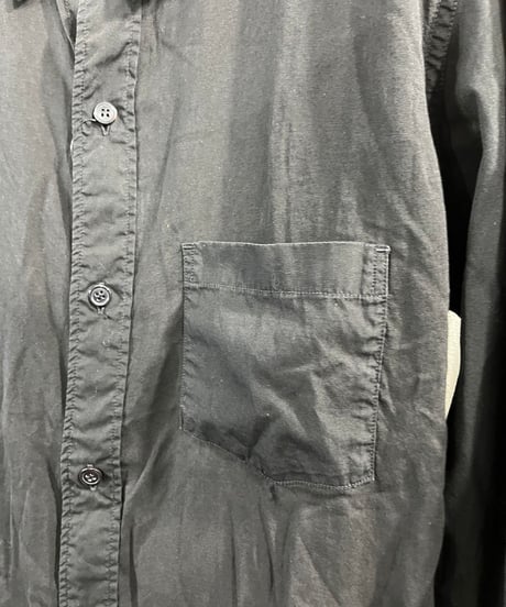 2017AW yohji yamamoto pour homme 3重襟長袖シャツ（HK-B07-800）