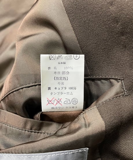 yohji yamamoto pour homme デザインダブルジャケット（H-J01-005XXX）