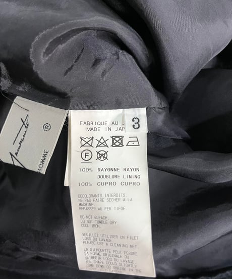 18ss yohji yamamoto pour homme プリントパンツ　(HW-P42-226)
