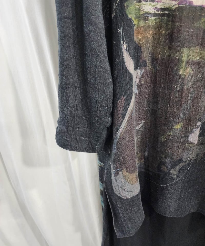 Yohji Yamamoto リネン ロング ブラウス サイズ4 Yohji Yamamoto リネン ロング ブラウス サイズ4 - メルカリ