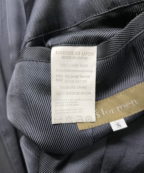 2021AW Y's for men yohji yamamoto デザインダブルジャケット（MX-J29-101）