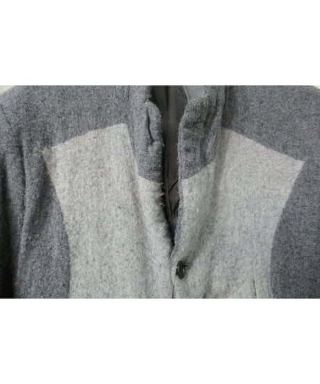 激レア AD1994 COMME des GARCONS HOMME PLUS 縮絨 切替えデザインジャケット PJ-04026S