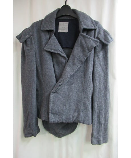 06aw yohji yamamoto femme アシメトリー変形ジャケット FB-J40-145