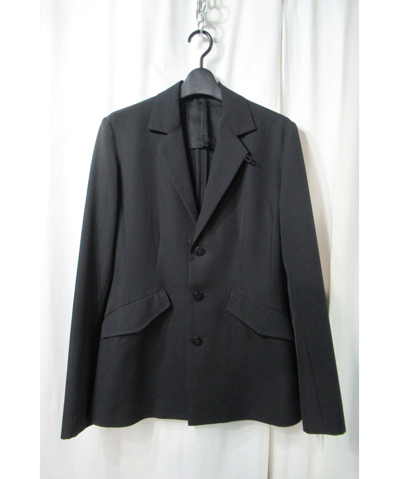 美品！Y's(ワイズ)ブラックデザインジャケット Y's yohji yamamoto デザインジャケット（YS-J09-100） | LA G