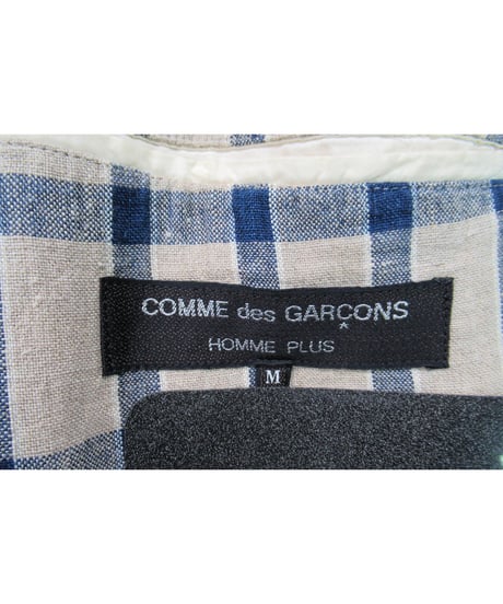 80’s COMME des GARCONS HOMME PLUS vintage チェックレイヤードジャケット PJ-11050M