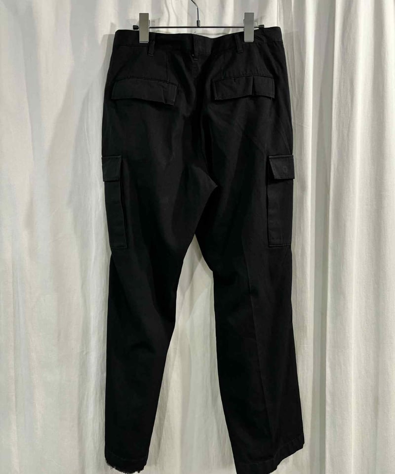 y's for men yohji yamamoto カーゴパンツ Y's ブラックワイドパンツ