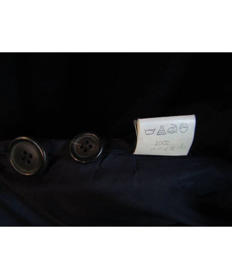 90's Y's yohji yamamoto vintage NAVY三つボタンロングコート YN-C63-104