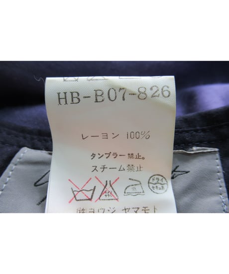 激レア 95ss yohji yamamoto pour homme vintage プリントデザインブラウス（HB-B07-826）