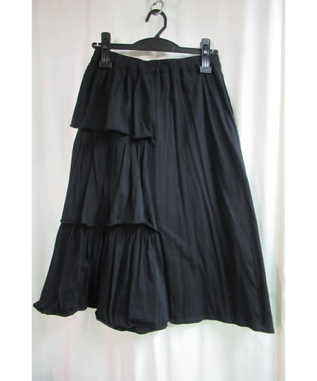 Y's for living yohji yamamoto フリルデザインフレアスカート YL-S1