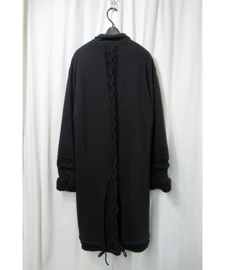 2016aw yohji yamamoto pour hommeカットソーレイヤードデザイン ロングニットジャケット（HR-K72-180）