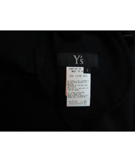 Y's yohji yamamoto シンプルフレアスカート YE-S15-100