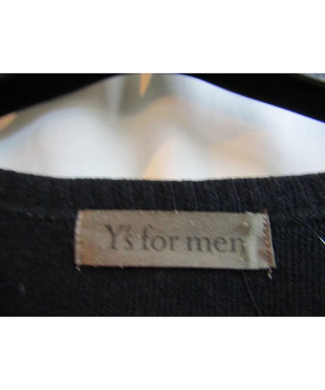 Y's for men yohji yamamoto 黒 シンプルニット MW-T03-163