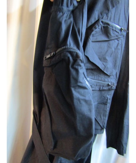 yohji yamamoto pour homme リバーシブル 多ポケットデザインロングコート HR-C04-001