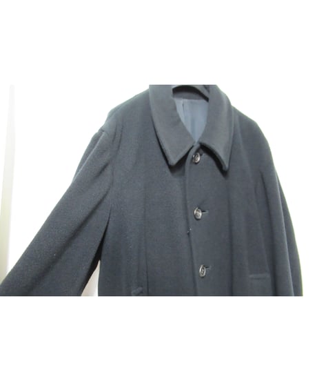 90's Y's yohji yamamoto vintage バックスリット ベルトデザイン シンプルロングコート（YX-C32-904）