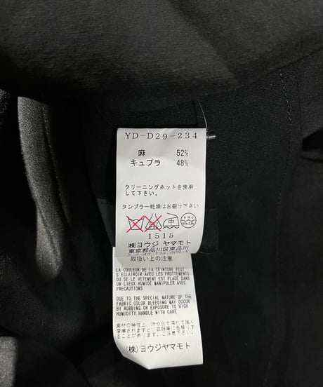 Y's yohji yamamoto ノースリーブワンピース（YD-D29-234）