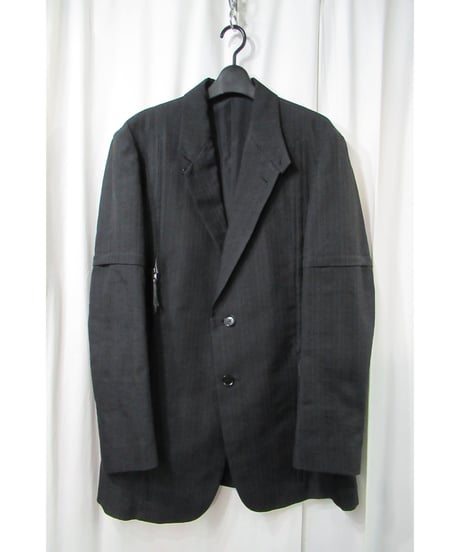 99ss yohji yamamoto pour homme vintage ストライプ ファスナーデザインセットアップ（HC-J51-901）