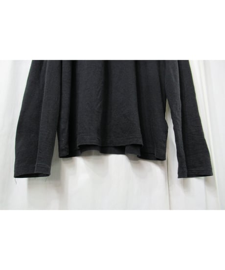 14aw yohji yamamoto pour homme 点字ロゴプリント カットソー（HF-T23-079）