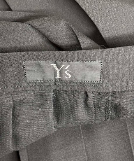 Y's yohji yamamoto プリ－ツ巻きスカート（YG-S64-103）