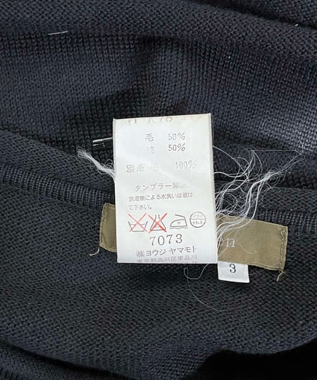 Y's for men yohji yamamoto ジップアップ カーディガン（M-K-111xxx）