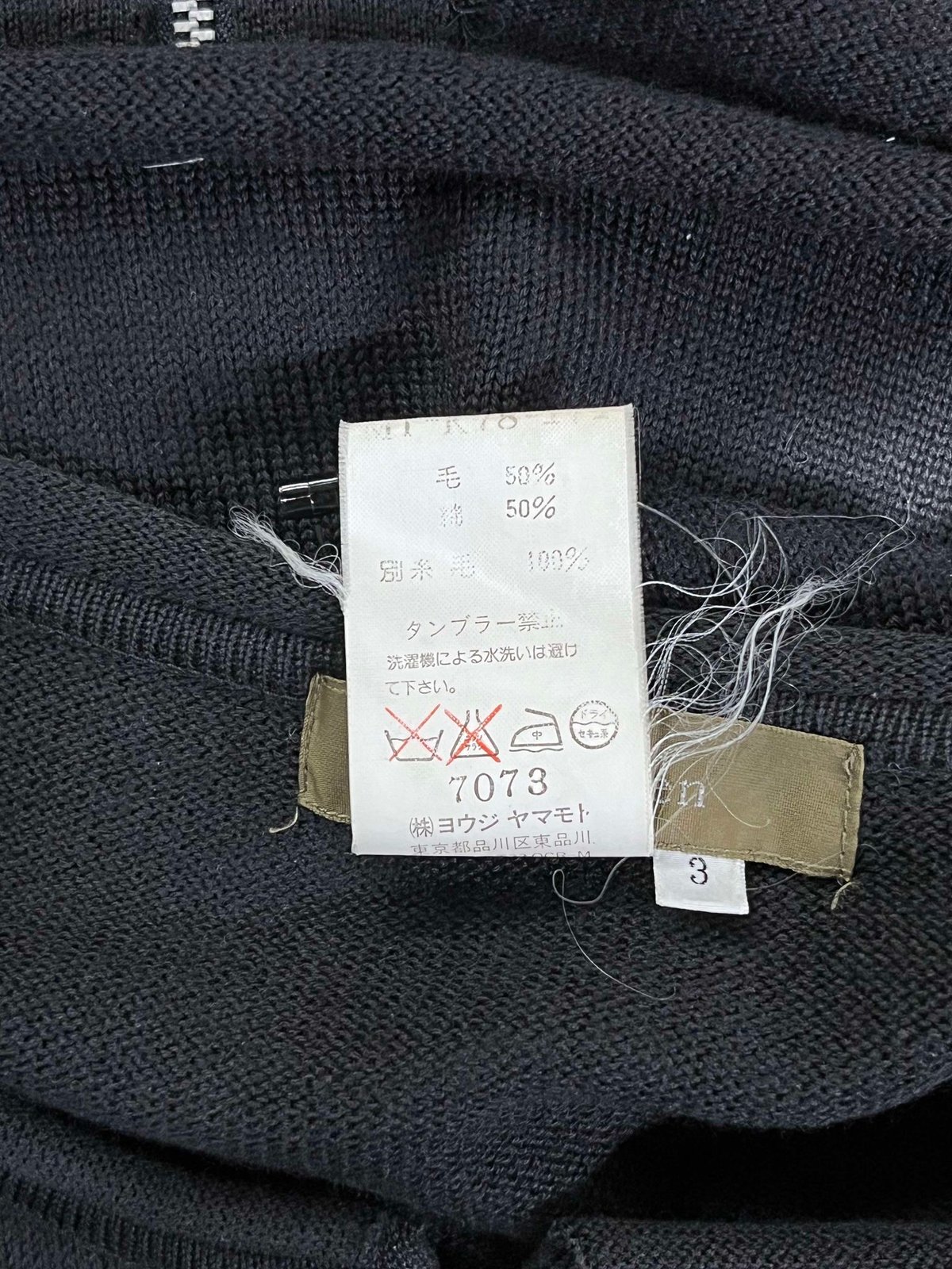 Y's for men yohji yamamoto ジップアップ カーディガン（M-K-11