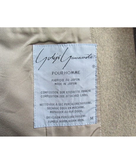 89aw yohji yamamoto pour homme vintage ストライプデザインジャケット（HJ-9）