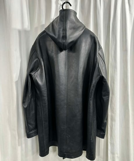 Y's for men フード付きカウレザーブルゾン（MW-C06-702）
