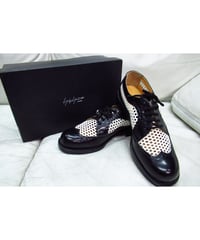 美品 95ss yohji yamamoto pour homme vintage メッシュデザインシューズ（HB-E04-706）