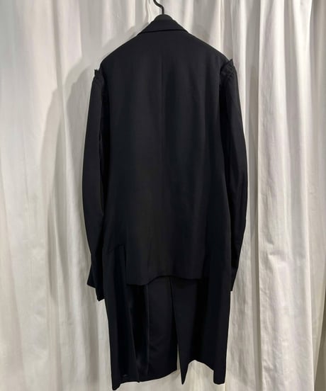 2018AW yohji yamamoto POUR HOMME デザインロングジャケット（HV-J49-100）