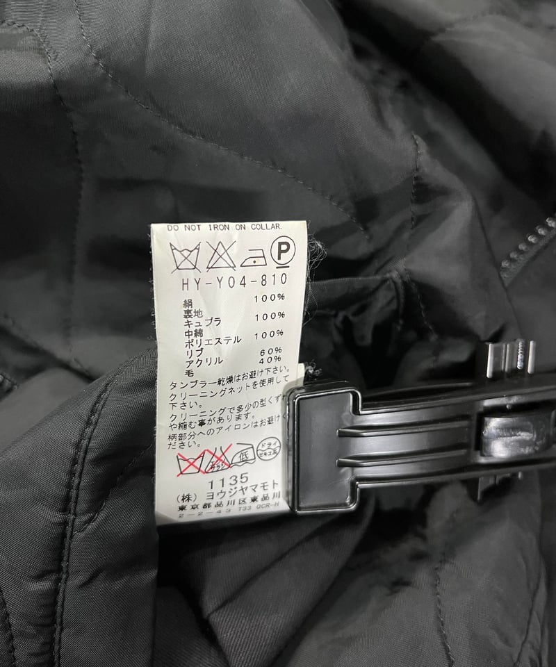 2015AW yohji yamamoto pour homme シルク リバーシブルブルゾン