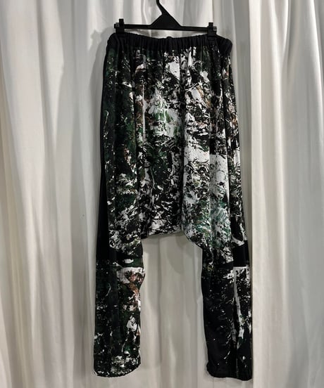 Ground Y yohji yamamoto プリントサルエルパンツ（GE-P08-203）