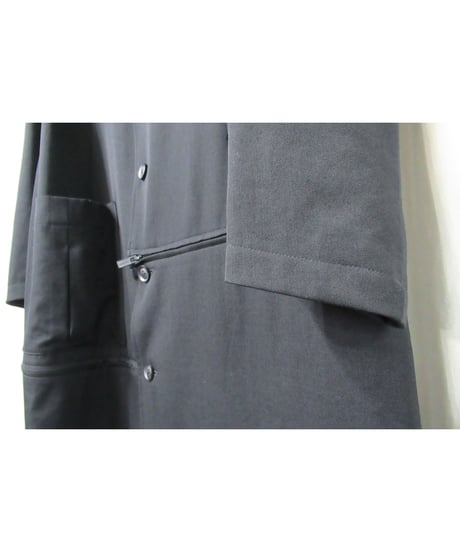 2019aw yohji yamamoto pour homme ファスナーデザイン アシメトリーロングジャケット（HC-J16-100）