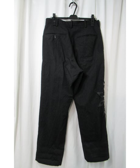 03aw yohji yamamoto pour homme レザー切替えデザインパンツ（HU-P59-169）