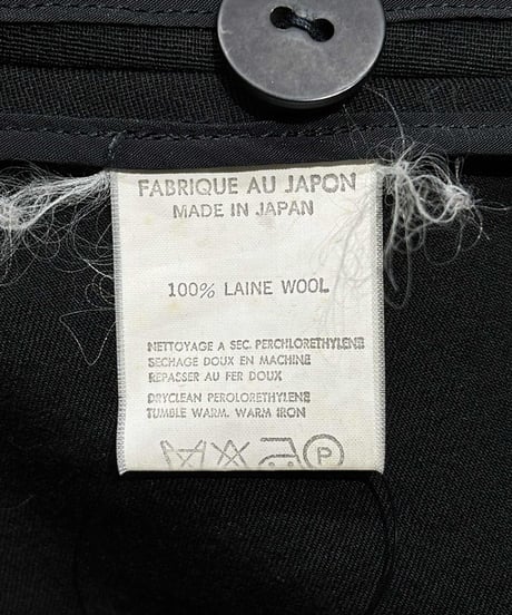 難あり 1980's yohji yamamoto femme vintage マント風ジャケット（F-J-121xxx）