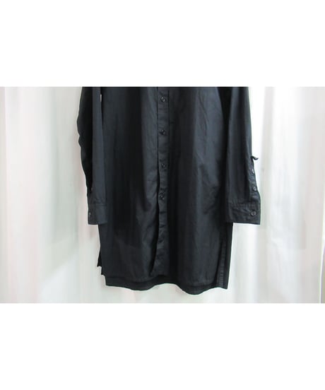 18aw yohji yamamoto pour homme 二重襟デザインロングブラウス HV-B51-016