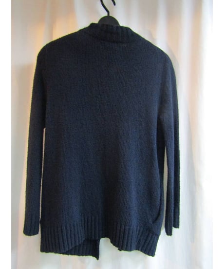 Y's yohji yamamoto 紺 ボタンレスシンプルカーディガン YE-K32-978