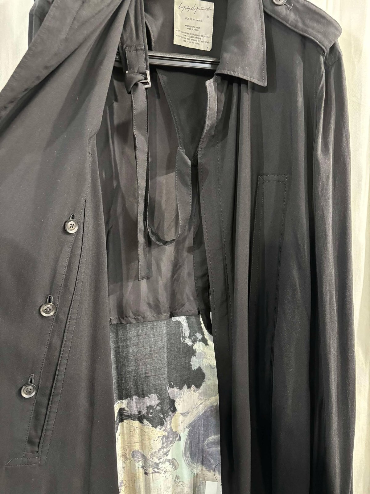 yohji yamamoto pour homme 2019AWマント