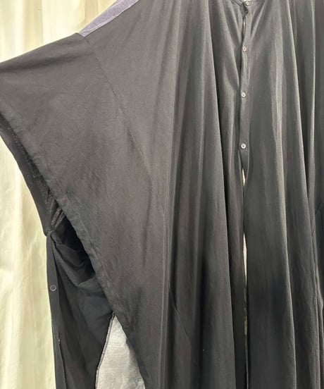 美品 2022AW yohji yamamoto pour homme X ベクシンスキー ケープ（HE-T76-083）