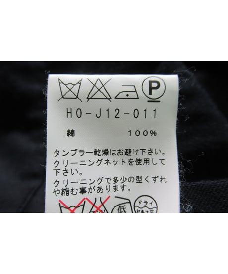 16ss yohji yamamoto pour homme コットン 縦ラインデザインジャケット（HO-J12-011）