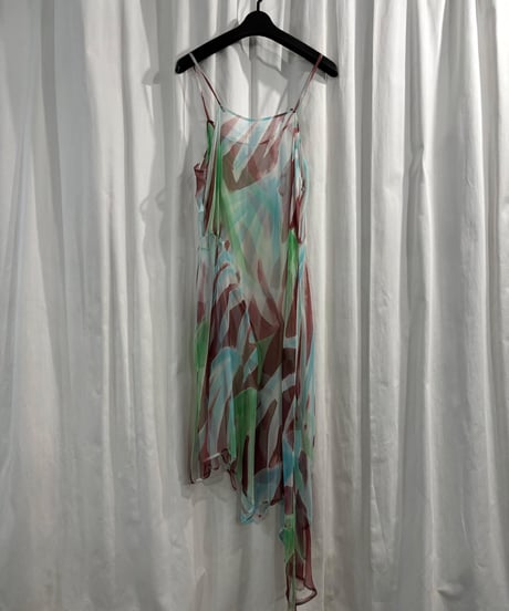 1980's yohji yamamoto femme vintage シースルーキャミソールワンピース（F-D-159xxx）