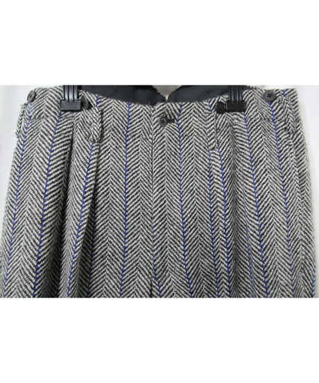 01aw yohji yamamoto pour homme ギャングスター 襟デザイン ツイードセットアップ（HV-J63-136／HV-P10-136）