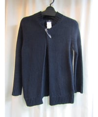Y's yohji yamamoto 紺 ボタンレスシンプルカーディガン YE-K32-978