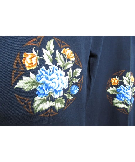 96ss yohji yamamoto pour homme vintage 花と少年期 プリントデザイン ワイドパンツ（HF-P01）