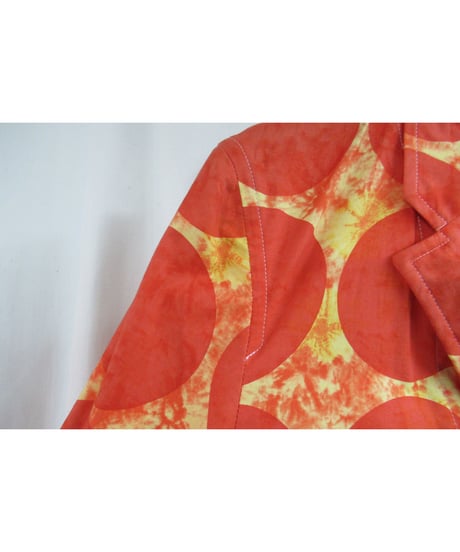 AD2001 COMME des GARCONS HOMME PLUS ドットプリント むら染めデザインジャケット PJ 10050S