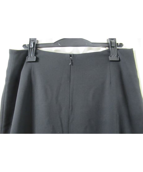 yohji yamamoto +noir パイピングポケットデザイン シンプルフレアスカート（NZ-S01-102）