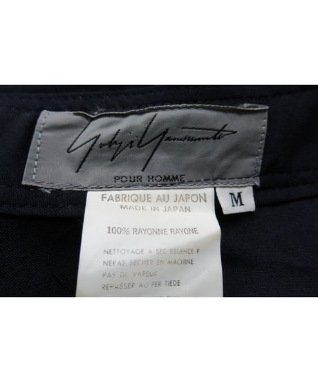 激レア 95ss yohji yamamoto pour homme vintage プリントデザインブラウス（HB-B07-826）