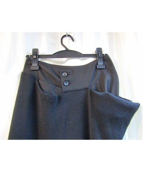 96aw yohji yamamoto femme vintage ニット切替デザインセットアップ FG-J33-102