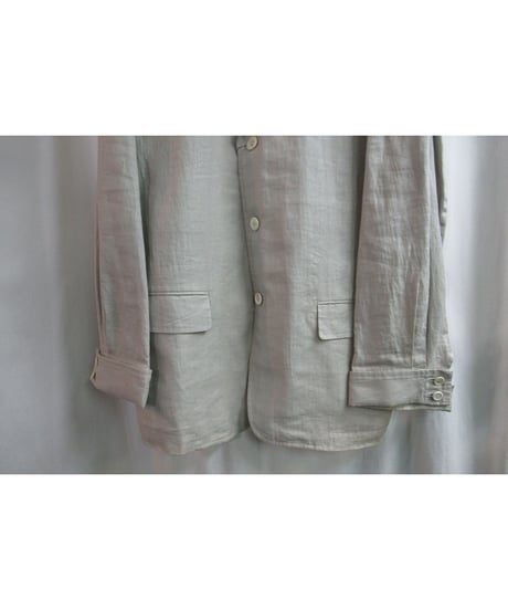 AD1988 COMME des GARCONS HOMME PLUS 麻 ダブルカフスデザインジャケット PJ-111020