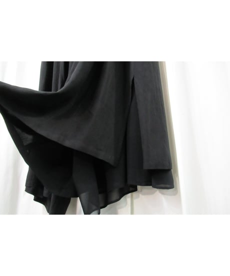 Y’s yohji yamamoto  レイヤードデザイン アシメトリーサルエルパンツ（YK-P26-200）